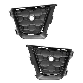 Replace® - Front Lower Outer Driver and Passenger Side Fog Light Bezel Set (Standard Line)