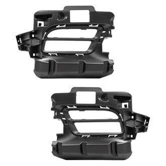 Replace® - Front Driver and Passenger Side Fog Light Bezel Set (Standard Line)