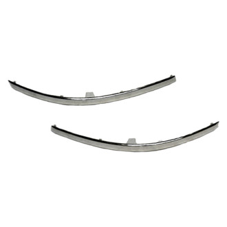 Replace® - Front Driver and Passenger Side Bumper Cover Molding Set (Standard Line)