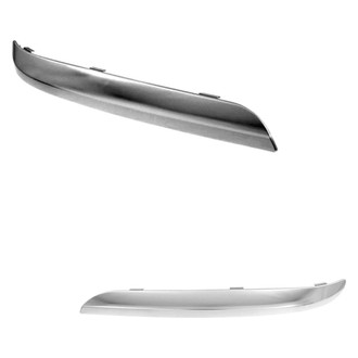 Replace® - Front Driver and Passenger Side Bumper Cover Molding Set (Standard Line)