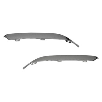 Replace® - Front Driver and Passenger Side Bumper Impact Strip Set (Standard Line)