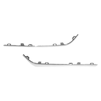 Replace® - Front Driver and Passenger Side Bumper Impact Strip Set (Standard Line)