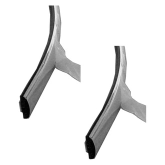 Replace® - Front Driver and Passenger Side Bumper Impact Strip Set (Standard Line)