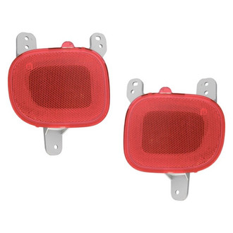 Replace® - Rear Driver and Passenger Side Bumper Reflector Set (CAPA Certified)