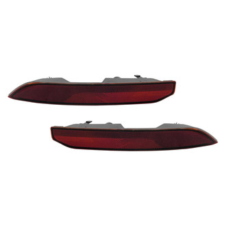 Replace® - Rear Driver and Passenger Side Bumper Reflector Set (Standard Line)