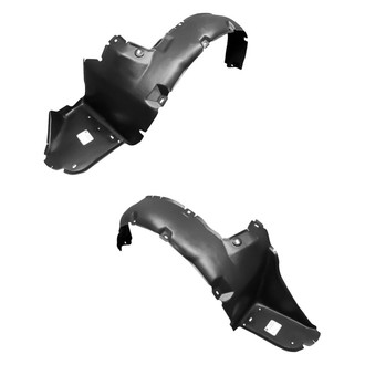 Replace® - Front or Rear Driver and Passenger Side Fender Liner Rear Section Set (Standard Line)