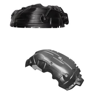 Replace® - Front Rearward Driver and Passenger Side Fender Liner Rear Section Set (Standard Line)