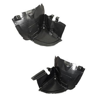 Replace® - Front Driver and Passenger Side Fender Liner Front Section Set (Standard Line)