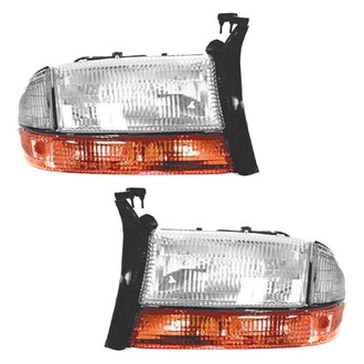 Replace® - Driver and Passenger Side Replacement Headlight Set (Value Line)