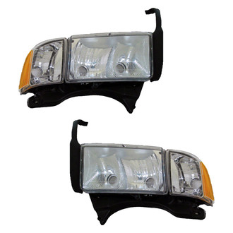 Replace® - Driver and Passenger Side Replacement Headlight Set (Standard Line)