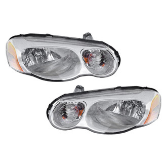 Replace® - Driver and Passenger Side Replacement Headlight Set (CAPA Certified)