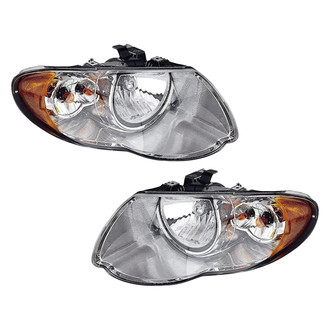 Replace® - Driver and Passenger Side Replacement Headlight Set (CAPA Certified)