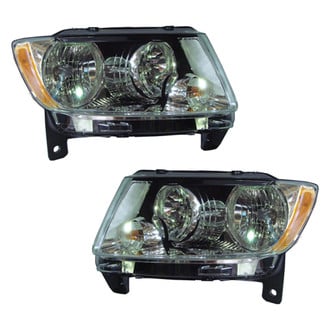 Replace® - Driver and Passenger Side Replacement Headlight Set (CAPA Certified)