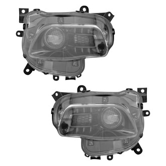 Replace® - Remanufactured Driver and Passenger Side Replacement Headlight Set