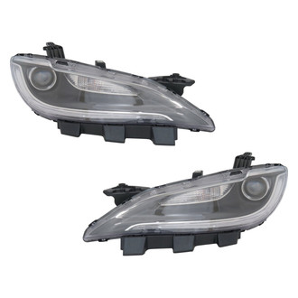 Replace® - Driver and Passenger Side Replacement Headlight Set (CAPA Certified)