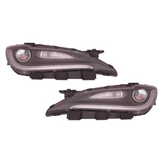 Replace® - Driver and Passenger Side Replacement Headlight Set (Standard Line)