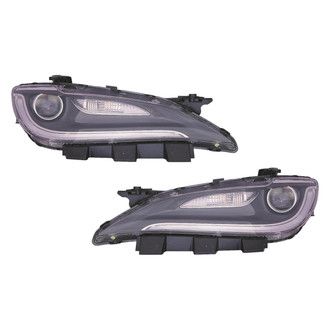 Replace® - Driver and Passenger Side Replacement Headlight Set (Standard Line)