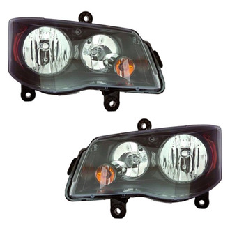 Replace® - Driver and Passenger Side Replacement Headlight Set (CAPA Certified)