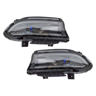 Replace® - Driver and Passenger Side Replacement Headlight Set (Standard Line)