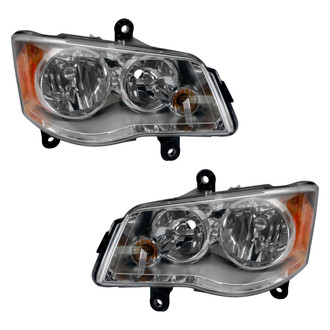 Replace® - Remanufactured OE Driver and Passenger Side Replacement Headlight Set