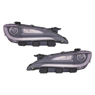 Replace® - Driver and Passenger Side Replacement Headlight Set (CAPA Certified)