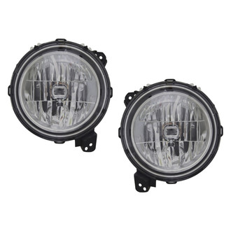 Replace® - Driver and Passenger Side Replacement Headlight Set (CAPA Certified)