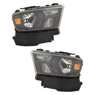Replace® - Driver and Passenger Side Replacement Headlight Set (CAPA Certified)