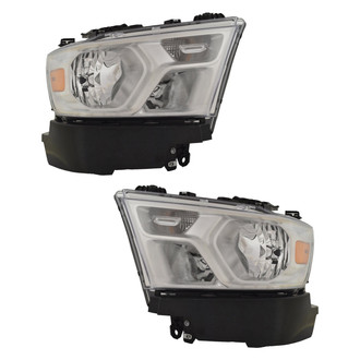 Replace® - Driver and Passenger Side Replacement Headlight Set (CAPA Certified)