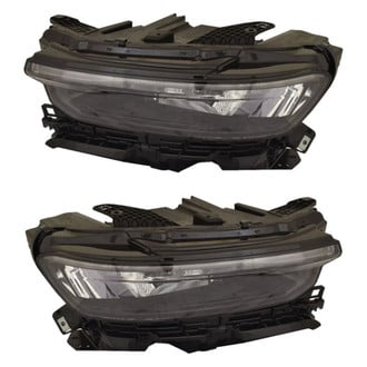 Replace® - Driver and Passenger Side Replacement Headlight Set Lens and Housing (CAPA Certified)