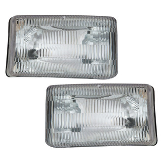 Replace® - Driver and Passenger Side Replacement Headlight Set Lens and Housing (Value Line)