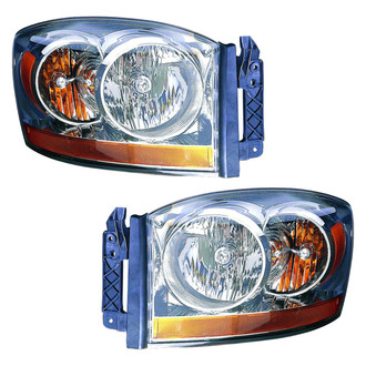 Replace® - Driver and Passenger Side Replacement Headlight Set (CAPA Certified)