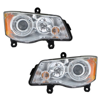 Replace® - Driver and Passenger Side Replacement Headlight Set (CAPA Certified)