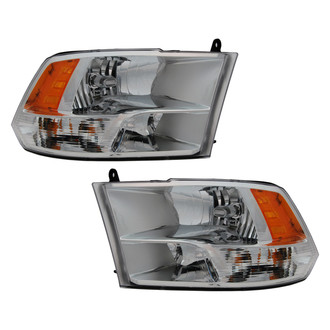 Replace® - Driver and Passenger Side Replacement Headlight Set Lens and Housing (CAPA Certified)