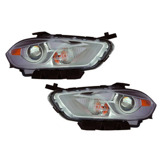 Replace® - Driver and Passenger Side Replacement Headlight Set (CAPA Certified)