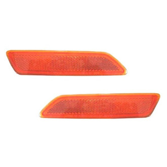 Replace® - Front Driver and Passenger Side Bumper Reflector Set (Brand New OE)