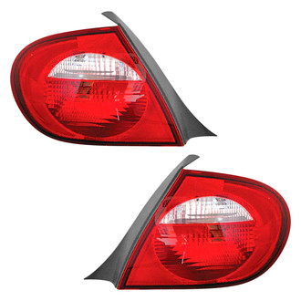 Replace® - Black Factory Tail Lights