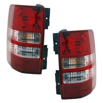 Replace® - Black Factory Tail Lights