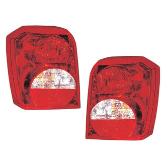 Replace® - Black Factory Tail Lights