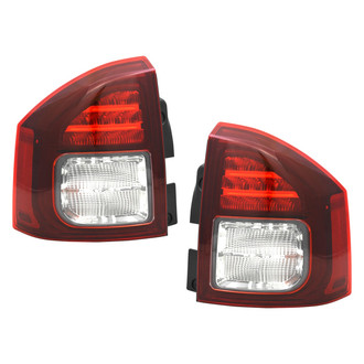 Replace® - Driver and Passenger Side Replacement Tail Lights (Standard Line)