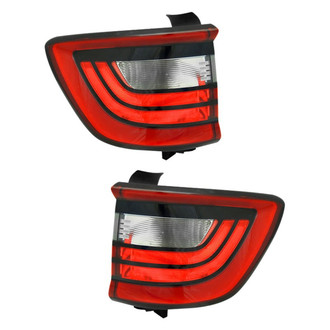 Replace® - Driver and Passenger Side Outer Replacement Tail Lights (CAPA Certified)