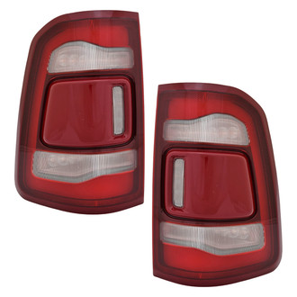 Replace® - Driver and Passenger Side Replacement Tail Lights (Standard Line)