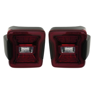 Replace® - Black Factory Tail Lights