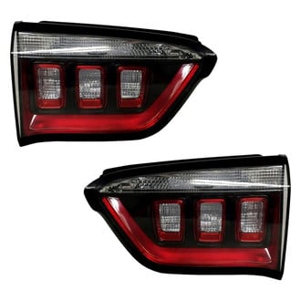 Replace® - Black Factory Tail Lights