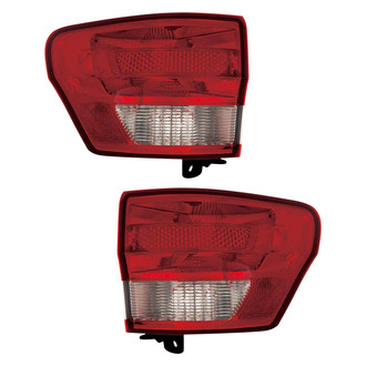 Replace® - Driver and Passenger Side Outer Replacement Tail Lights (CAPA Certified)