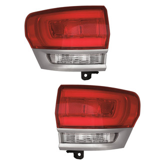 Replace® - Driver and Passenger Side Outer Replacement Tail Lights (CAPA Certified)