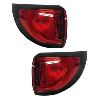 Replace® - Driver and Passenger Side Outer Replacement Tail Lights (CAPA Certified)