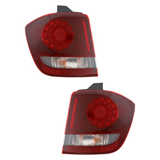 Replace® - Black LED Tail Lights