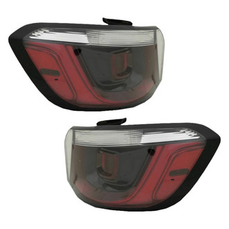 Replace® - Driver and Passenger Side Outer Replacement Tail Lights (CAPA Certified)