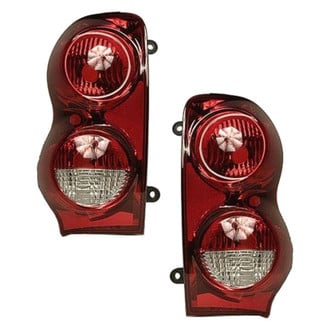 Replace® - Driver and Passenger Side Replacement Tail Light Lens and Housings (CAPA Certified)