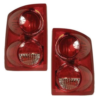 Replace® - Black Factory Tail Lights